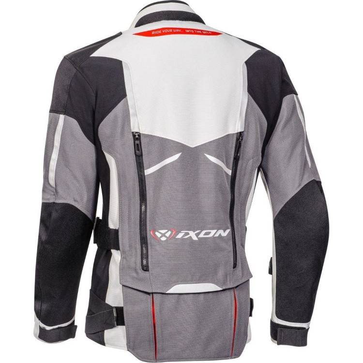 GIACCA RAGNAR NERO GRIGIO ROSSO  | IXON