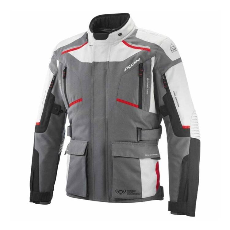 GIACCA MIDGARD GRIGIO NERO ROSSO  | IXON
