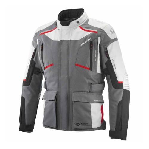 GIACCA MIDGARD GRIGIO NERO ROSSO  | IXON