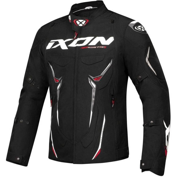 GIUBBOTTO ROADSTAR NERO BIANCO ROSSO | IXON