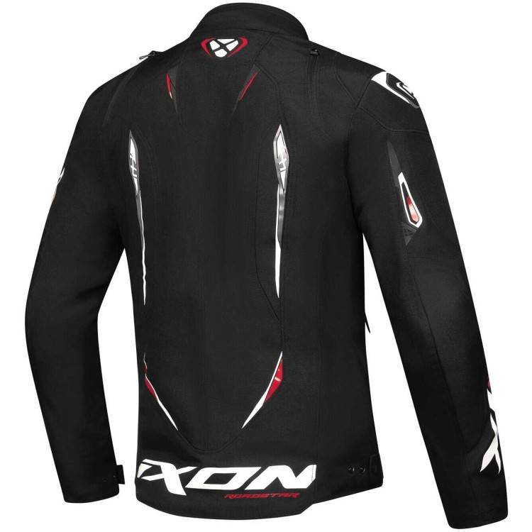 GIUBBOTTO ROADSTAR NERO BIANCO ROSSO | IXON