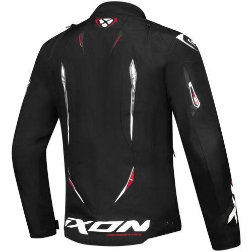 GIUBBOTTO ROADSTAR NERO BIANCO ROSSO | IXON