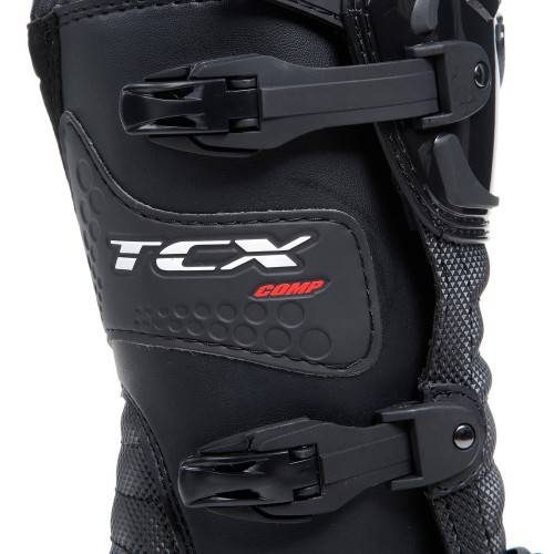 STIVALI MOTO COMP KID BLACK/RED | TCX BOOTS