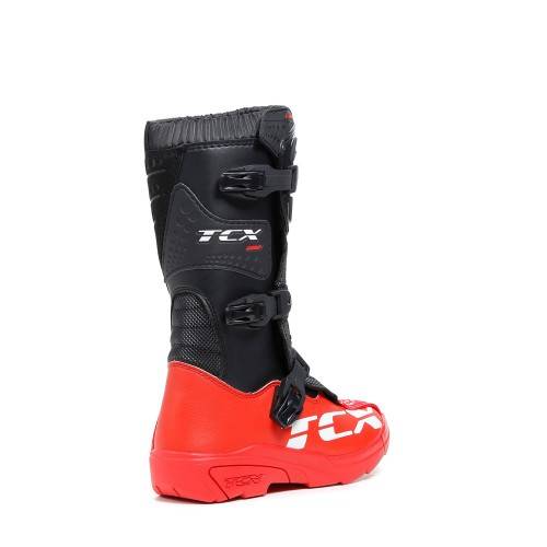 STIVALI MOTO COMP KID BLACK/RED | TCX BOOTS