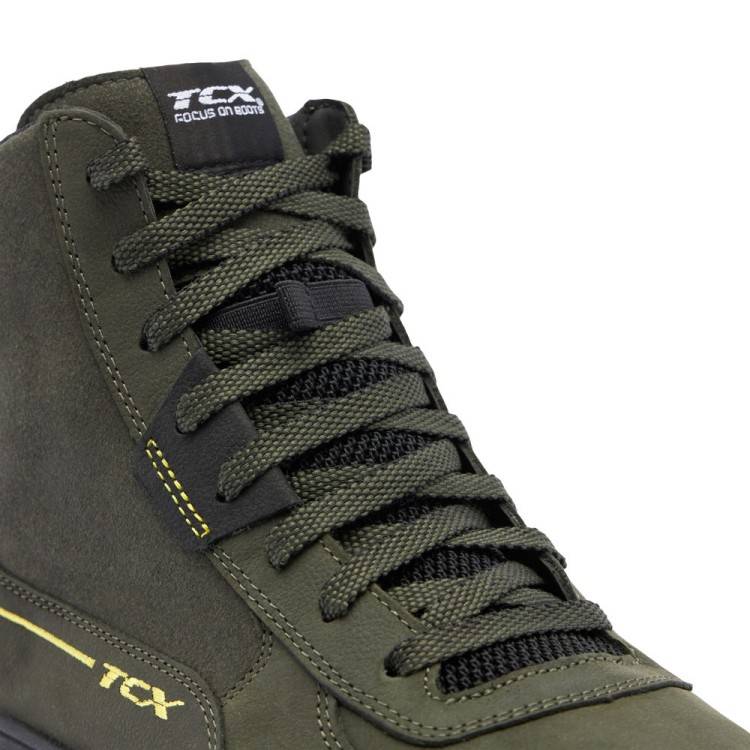 SCARPE DA MOTO MOOD 2 GORE-TEX GREEN/BLACK/YELLOW | TCX BOOTS