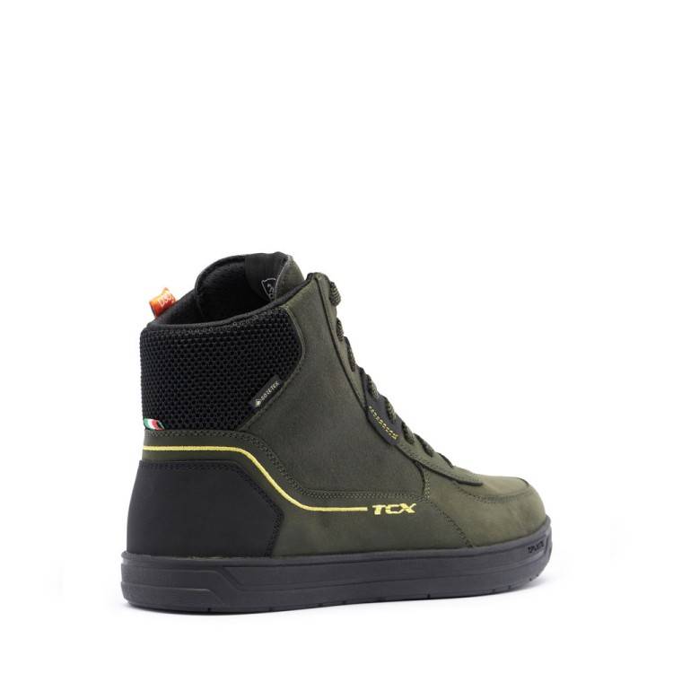 SCARPE DA MOTO MOOD 2 GORE-TEX GREEN/BLACK/YELLOW | TCX BOOTS