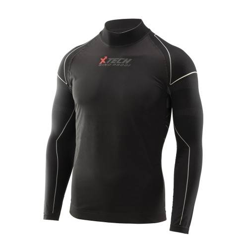 MAGLIA ANTIVENTO XT257 M. LUNGA NERO S/M | X-TECH