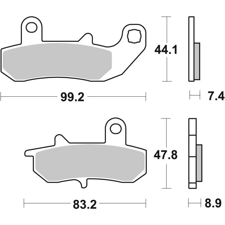 SET PASTIGLIE  CARBON CERAMIC 07SU1718 | BREMBO
