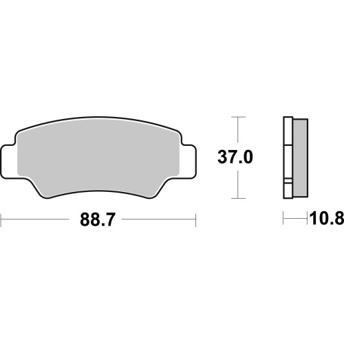 SET PASTIGLIE  OFF ROAD SINTER 07KS09SD | BREMBO
