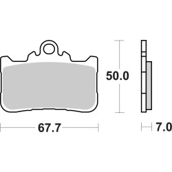 SET PASTIGLIE  SINTER ANT. 07HO72SA | BREMBO