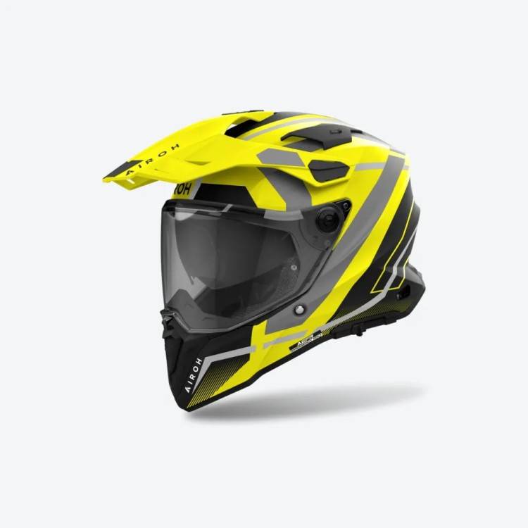 CASCO INTEGRALE COMMANDER 2 MAVICK YELLOW MATT | AIROH