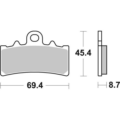 SET PASTIGLIE  SINTER RACING 07GR18SR | BREMBO