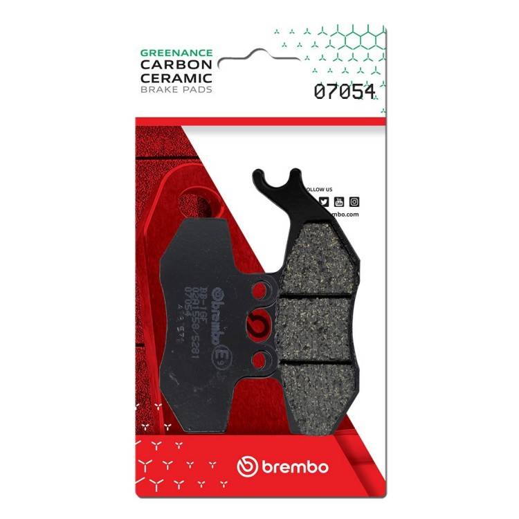 SET PASTIGLIE  SCOOTER 07054 | BREMBO