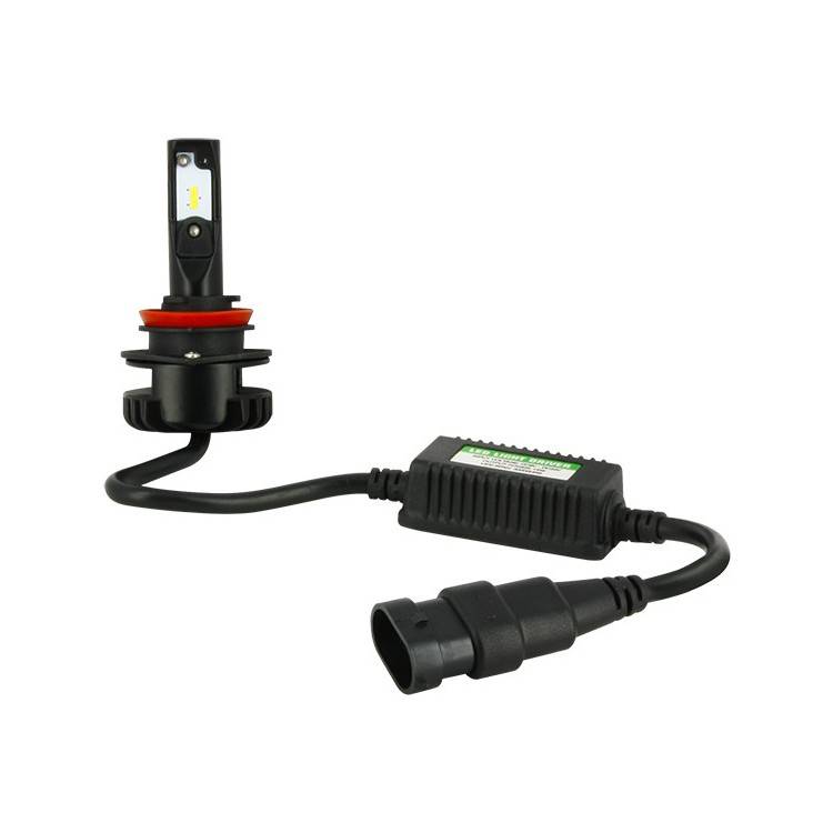 LAMPADINA H11 LED + ALIMENTATORE 16W/2200 LUMENS | MYRA