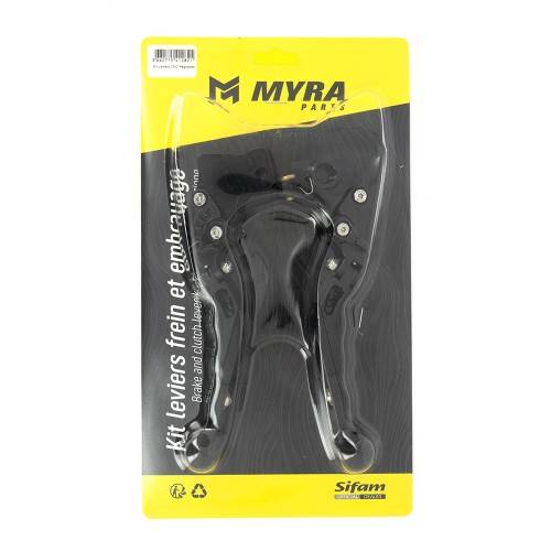 KIT LEVE FRENO E FRIZIONE ANODIZZATI NERO PER YAMAHA | MYRA