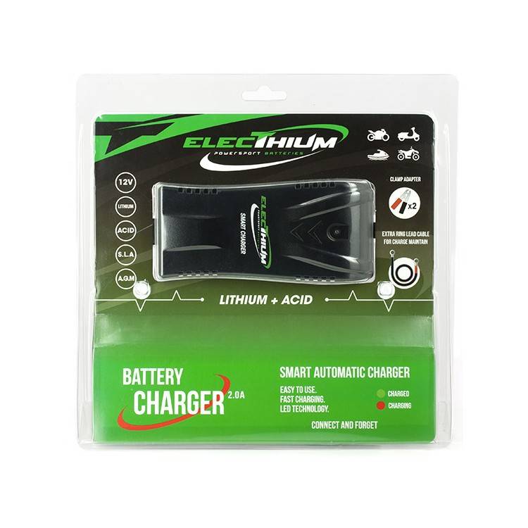 CARICA BATTERIE MOTO / SCOOTER - BATTERIE LITIO / ACIDO | ELECTHIUM