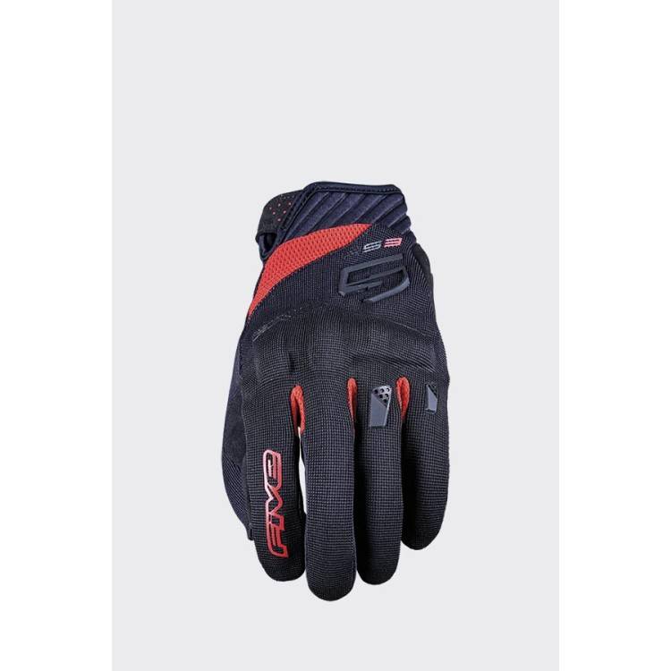GUANTI FIVE RS3 EVO AIRFLOW BLACK RED | FIVE GLOVES