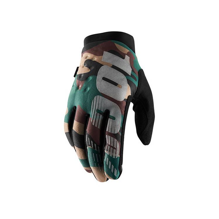 GUANTI 100% BRISKER CAMO BLACK  | 100%