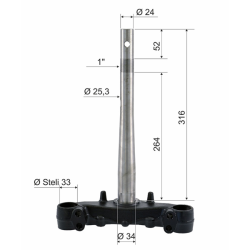 121570461 TESTA FORCELLA RMS HONDA SH 125-150CC | RMS