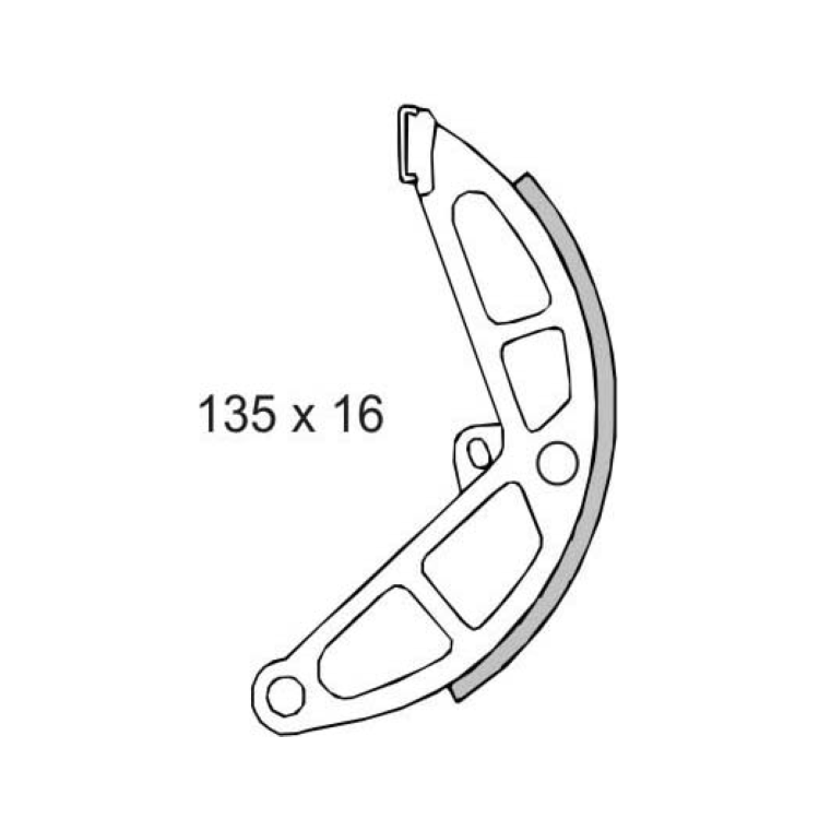 225120230 GANASCE FRENO POSTERIORI RMS CLASSIC PIAGGIO CIAO BRAVO SI 5 | RMS