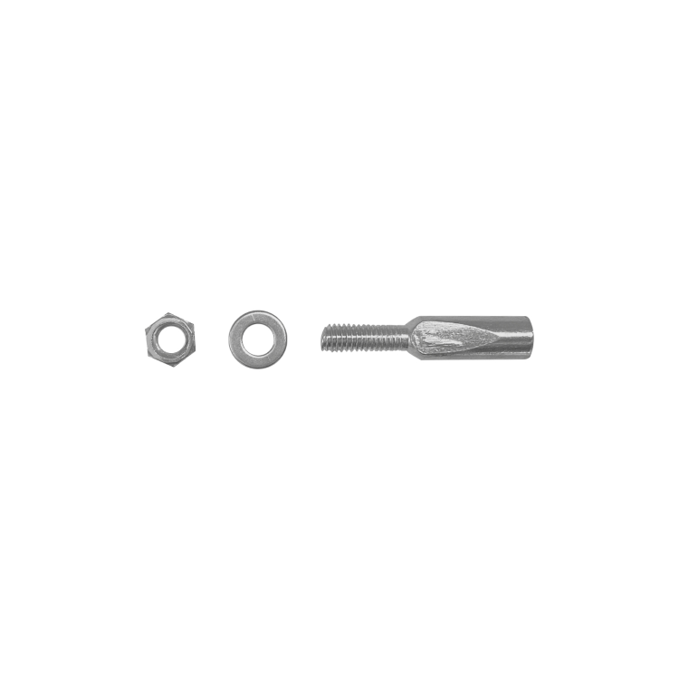 421830101 CHIAVELLA DADO FORATO ITALIA, DIAMETRO 9MM - 10 PZ - 10 PZ | RMS