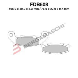 PASTIGLIE FERODO FDB508P | FERODO