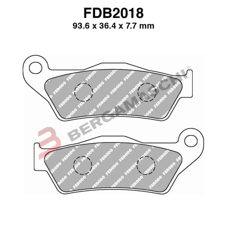 PASTIGLIE FERODO FDB2018P | FERODO