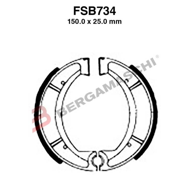 GANASCE FERODO FSB734 | FERODO