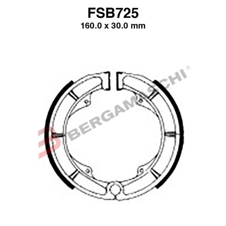GANASCE FERODO FSB725 | FERODO