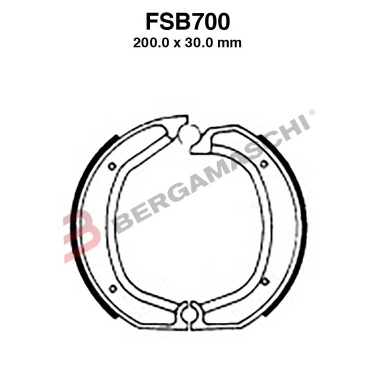 GANASCE FERODO FSB700 | FERODO
