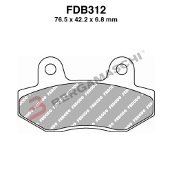 PASTIGLIE FERODO FDB312EF | FERODO