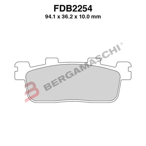 PASTIGLIE FERODO FDB2254EF | FERODO