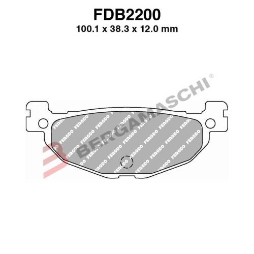 PASTIGLIE FERODO FDB2200SM | FERODO