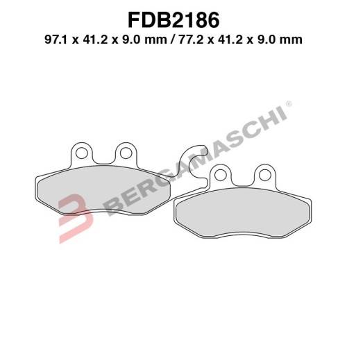 PASTIGLIE FERODO FDB2186EF | FERODO
