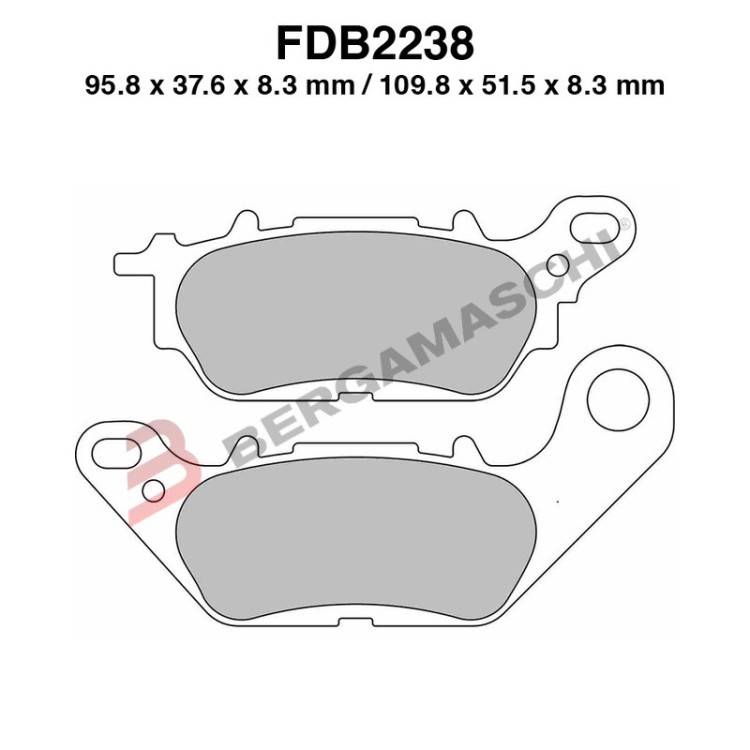 PASTIGLIE FERODO FDB2238EF | FERODO