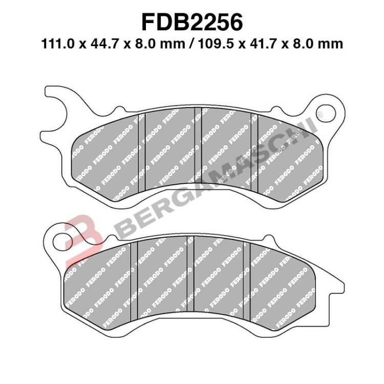 PASTIGLIE FERODO FDB2256EF | FERODO