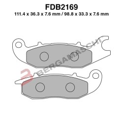 PASTIGLIE FERODO FDB2169EF | FERODO