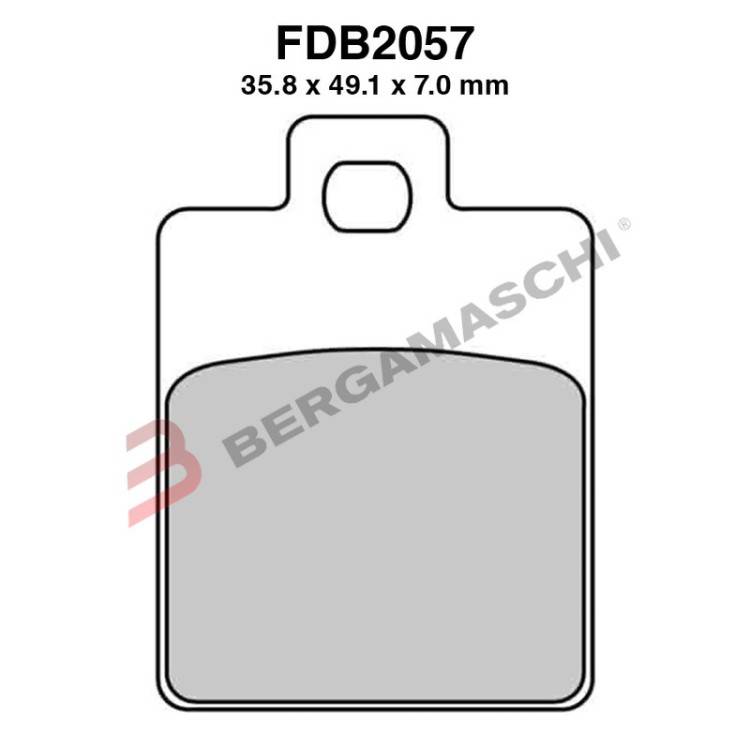 PASTIGLIE FERODO FDB2057EF | FERODO