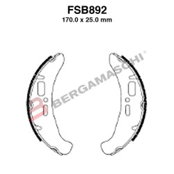 GANASCE FERODO FSB892EF | FERODO