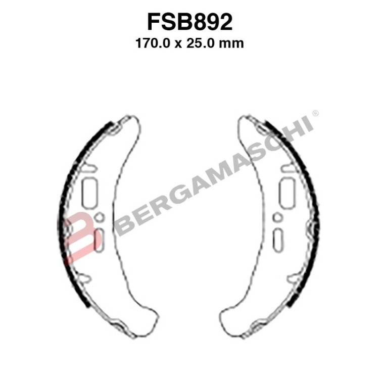 GANASCE FERODO FSB892EF | FERODO