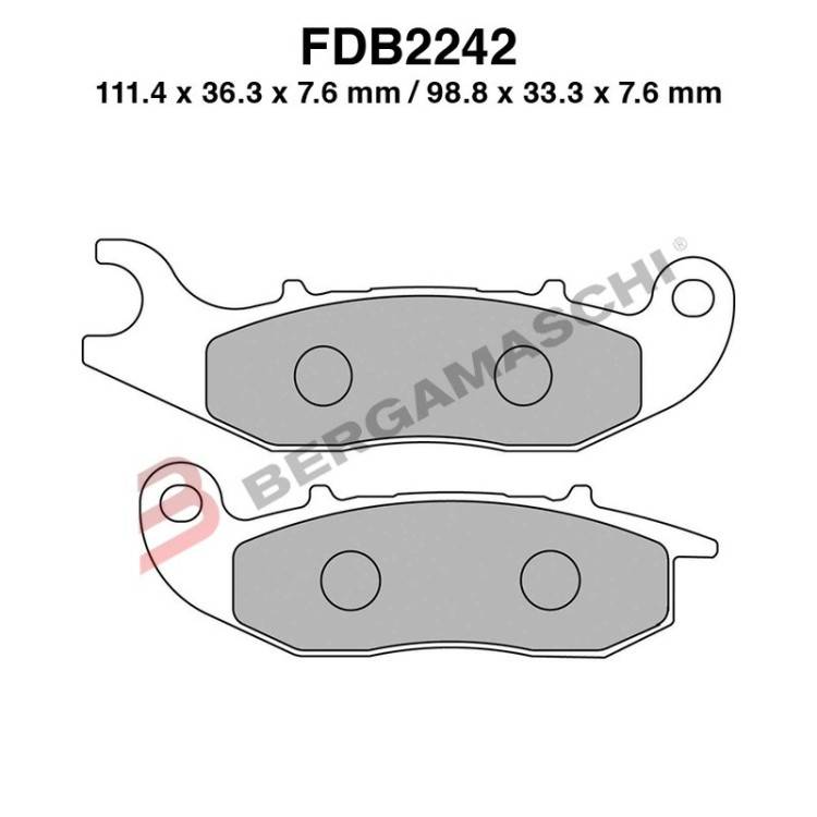 PASTIGLIE FERODO FDB2242EF | FERODO