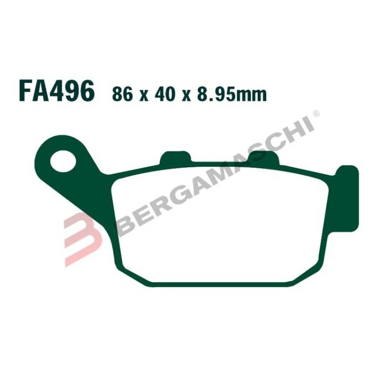 PASTIGLIE FRENO  MESCOLA SINTERIZZATA MOTO CODICE R1849600 | EBC BRAKES | MPN: FA496