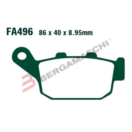 PASTIGLIE FRENO  MESCOLA SINTERIZZATA MOTO CODICE R1849600 | EBC BRAKES | MPN: FA496