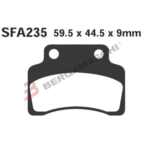 PASTIGLIE FRENO  MESCOLA ORGANICA SCOOTER CODICE R1623500 | EBC BRAKES