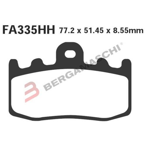 PASTIGLIE FRENO  MESCOLA SINTERIZZATA MOTO CODICE R1833500 | EBC BRAKES | MPN: FA335HH