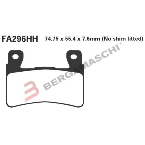 PASTIGLIE FRENO  MESCOLA SINTERIZZATA MOTO CODICE R1829600 | EBC BRAKES