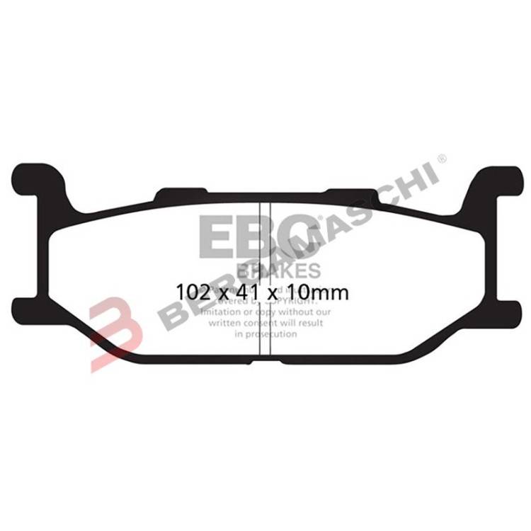 PASTIGLIE FRENO  MESCOLA ORGANICA SCOOTER CODICE R1617900 | EBC BRAKES