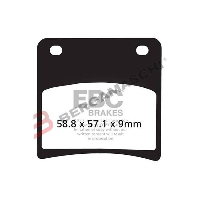PASTIGLIE FRENO  MESCOLA ORGANICA MOTO CODICE R1214600 | EBC BRAKES | MPN: FA146