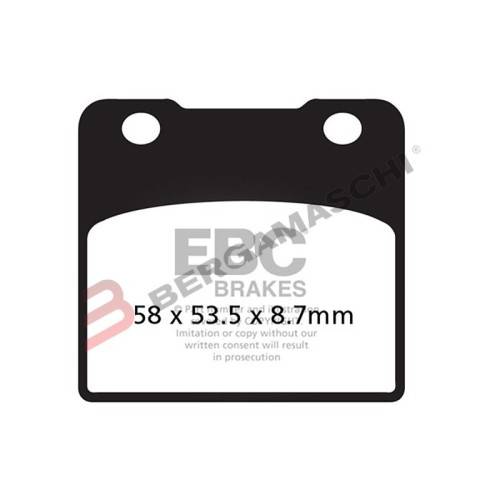 PASTIGLIE FRENO  MESCOLA ORGANICA MOTO CODICE R1210300 | EBC BRAKES | MPN: FA103