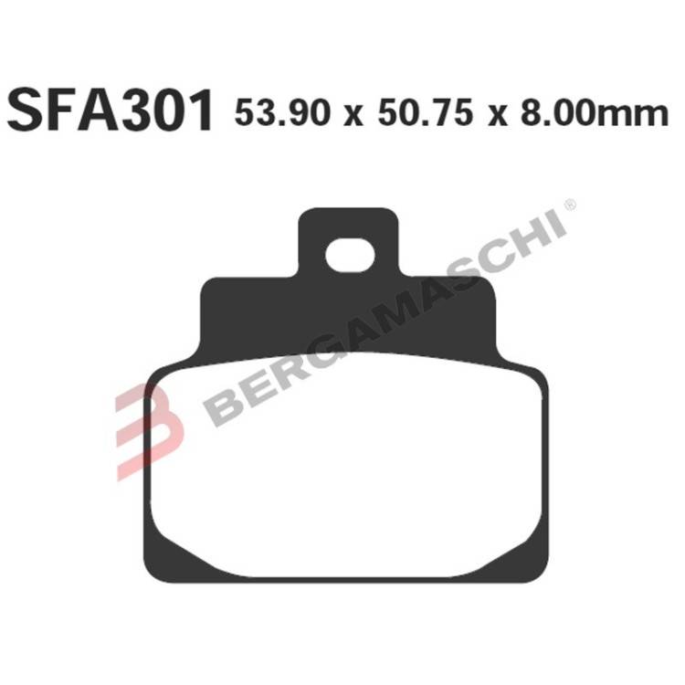 PASTIGLIE SFA APRILIA LEONARDO 125-150 ANT.-POST. | EBC BRAKES